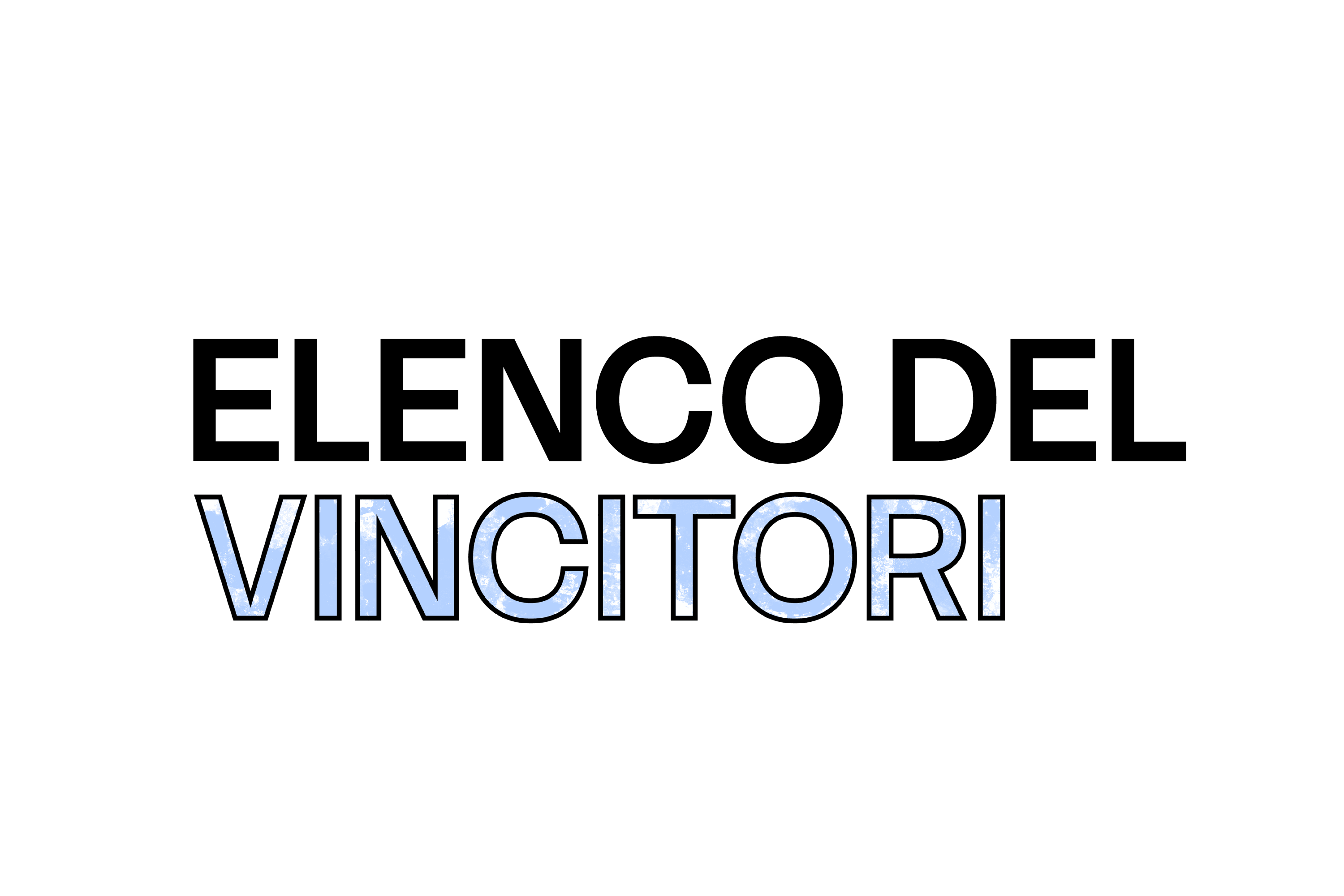 ELENCO DEI VINCITORI
